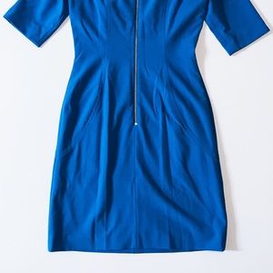 tahari seamed a line dress